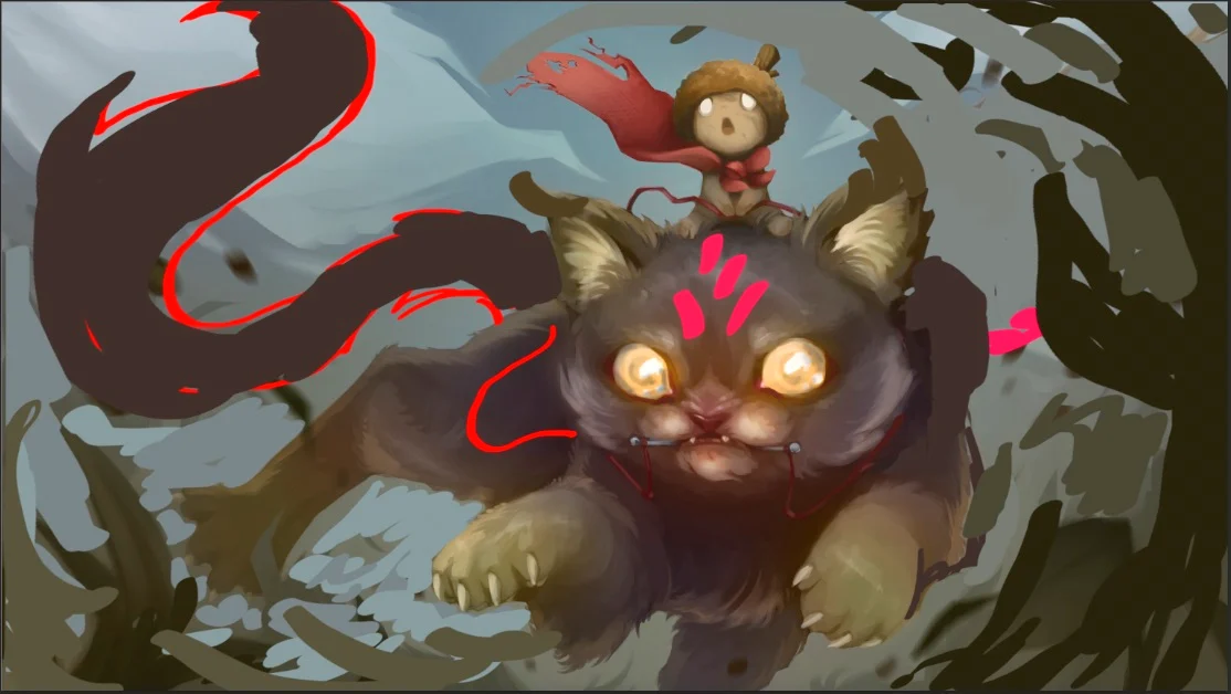 Telescopic Splash Art - Progress 4