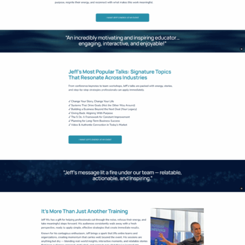 JeffWuSpeaks-Home Page
