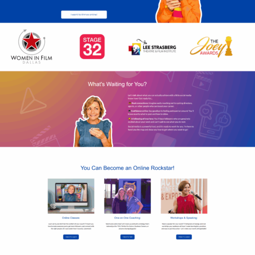 Marketing4Actors-Home Page