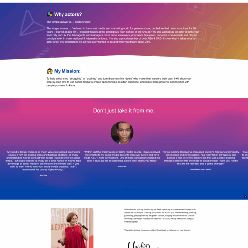 marketing4actors-about page